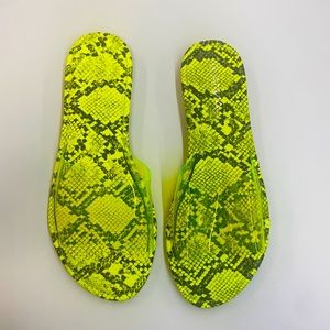 New neon sandals sz 8 Anna